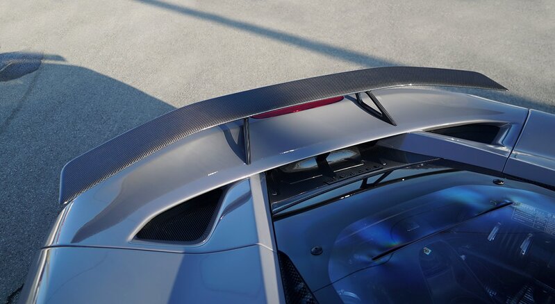 Novitec Ferrari F8 Tributo/Spider | Rearwing (Visible Carbon)