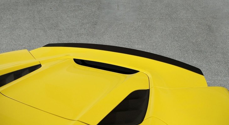 Ferrari 488 Spider/GTB | Novitec Rear Spoiler Lip (Visible Carbon)