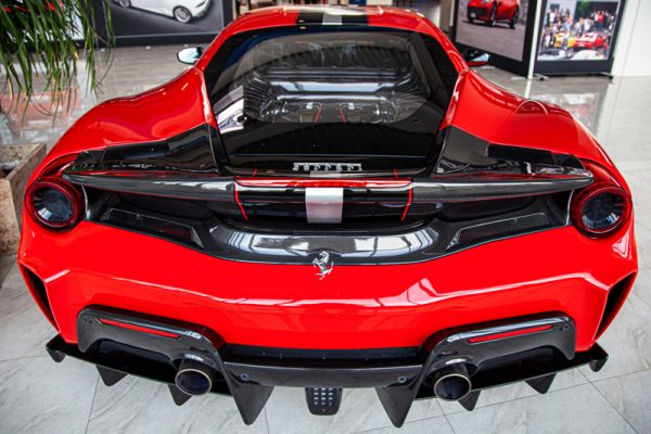 Capristo Carbon Fibre Rear Spoiler To Suit Ferrari 488 Pista (Fits Only Coupe) - 03FE08710048LG