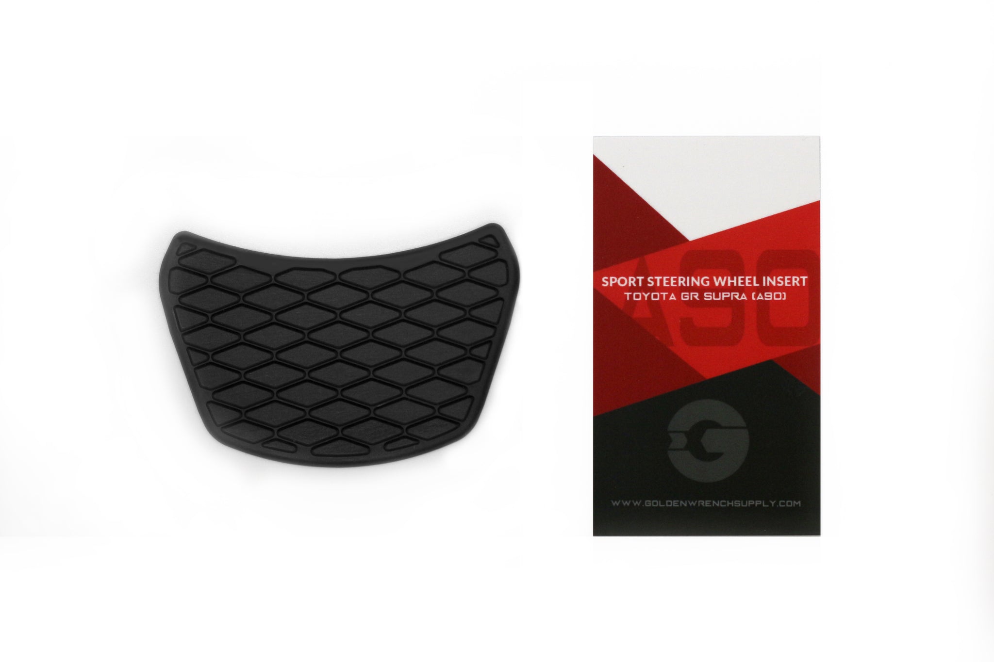 Goldenwrench Supply Toyota GR Supra 2020+ (A90) BLACKLINE Performance Steering Wheel Insert
