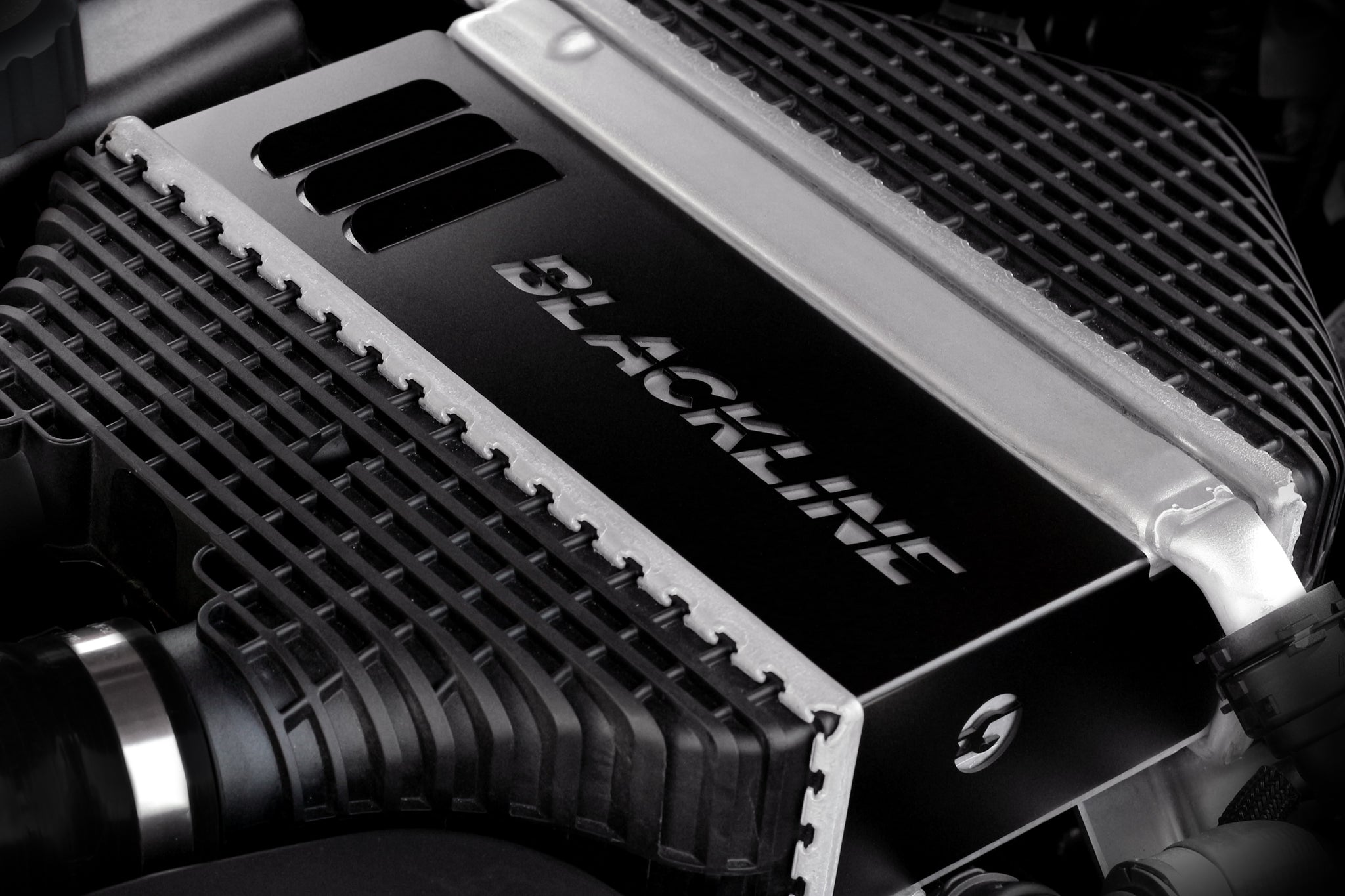 Goldenwrench Supply BMW M2C/M3/M4 S55 Engine BLACKLINE Performance ChargeCooler Cover