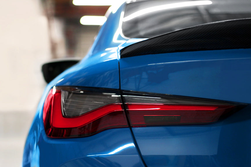 Goldenwrench Supply BMW 4 Series M4 Competition 2021+ (G22/G82 Pre LCI) BLACKLINE Taillight Overlay Kit