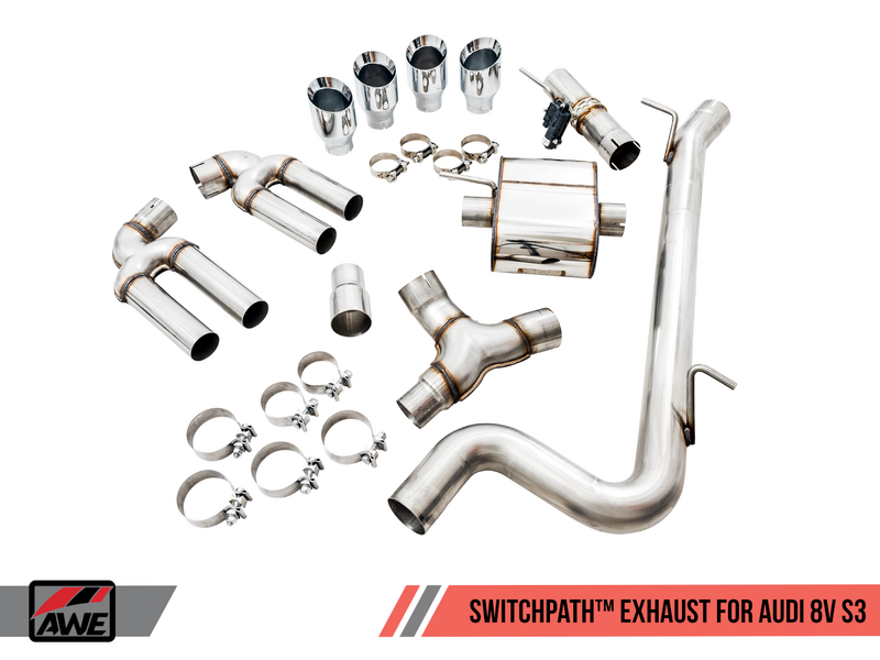 AWE Exhaust Suite FOR AUDI 8V S3