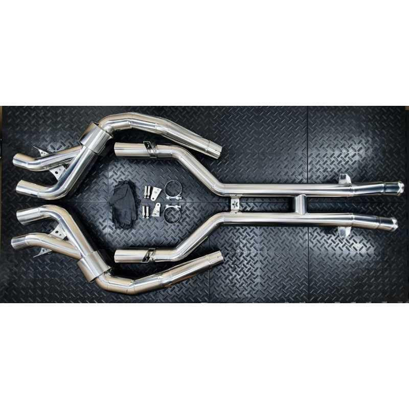 Redstar Titanium Track (No Mufflers) Exhaust for Mercedes AMG GT Black Series