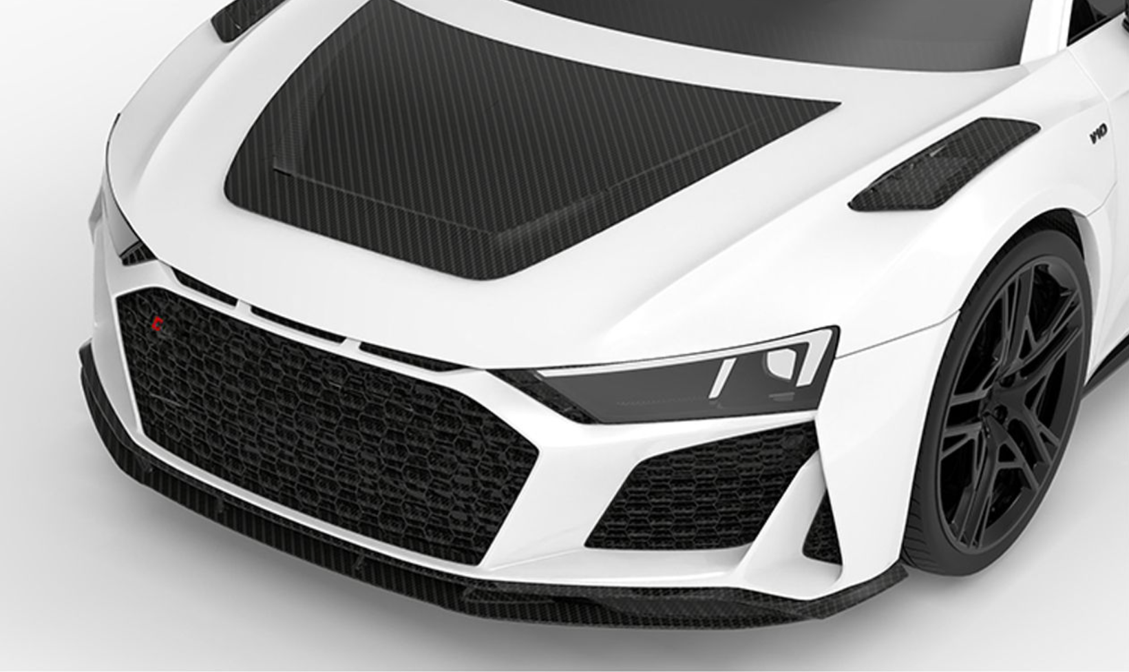 1016 Industries Audi R8 V10 MK2 Hood (Twill Carbon)