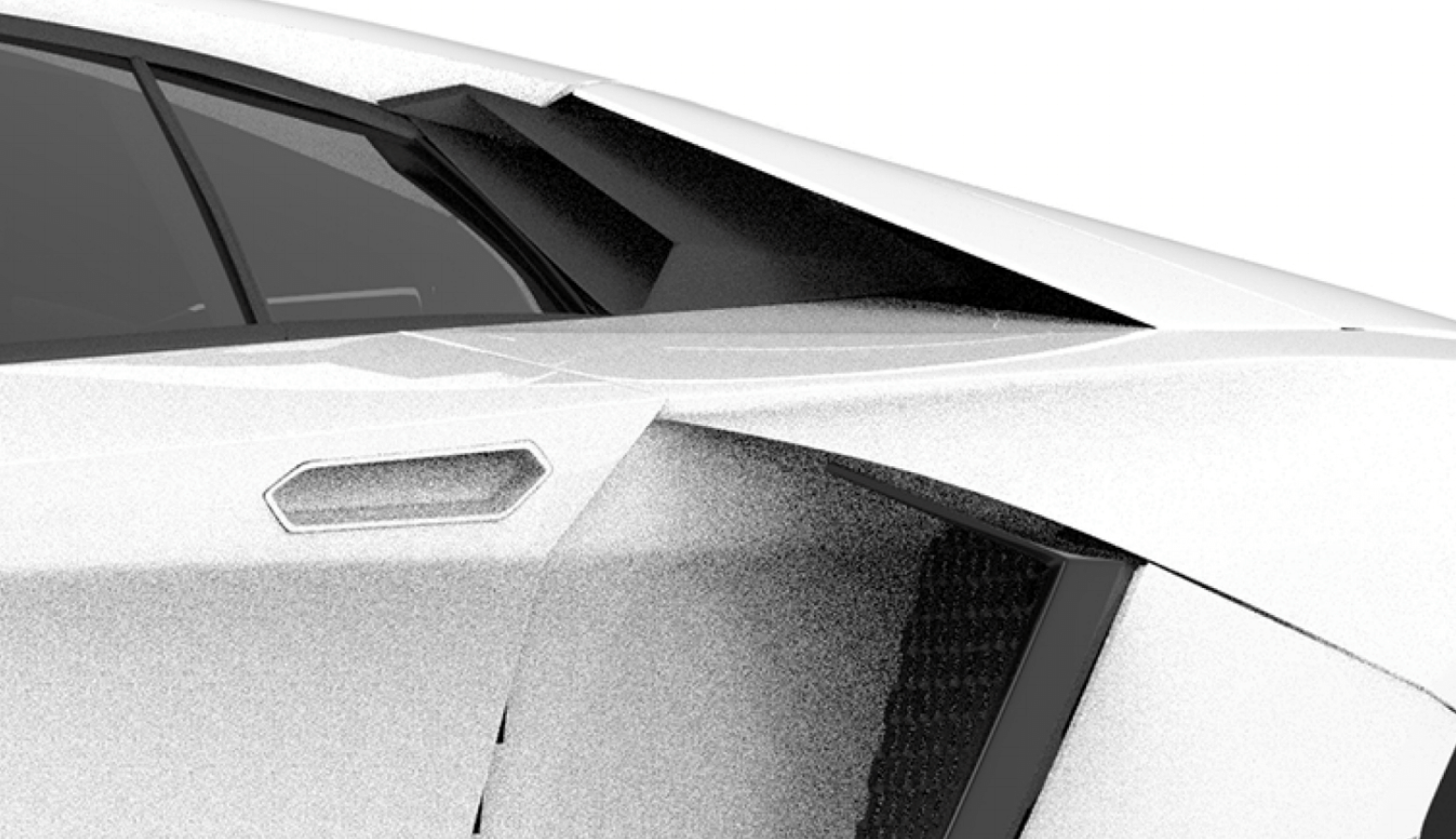 1016 Industries Lamborghini Aventador LP700 Upper Air Duct Panel (Twill Carbon)