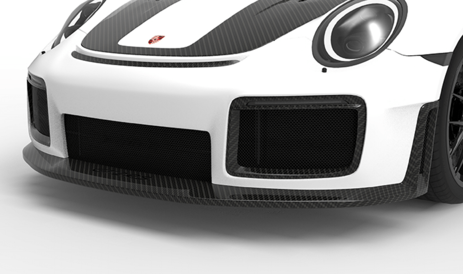 1016 Industries Porsche 991.2 GT2 RS Front Lip (Twill Carbon)