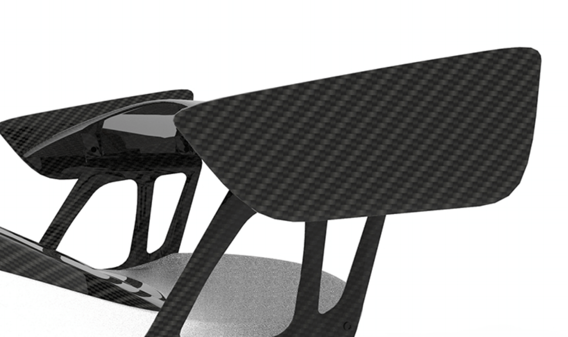 1016 Industries Porsche 991.2 GT2 RS Wing Tips (Twill Carbon)