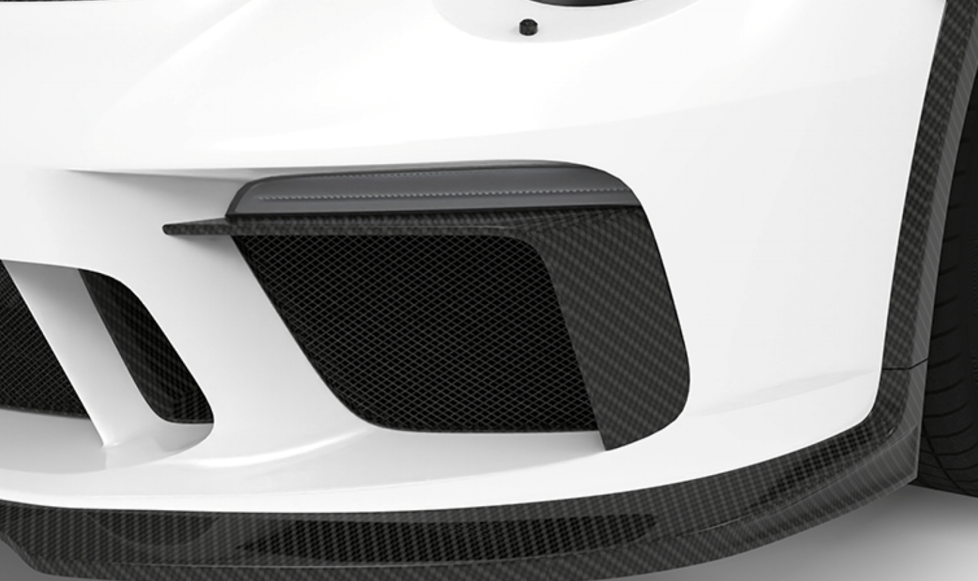 1016 Industries Porsche 991.2 GT3 RS Front DRL Surrounds (Twill Carbon)