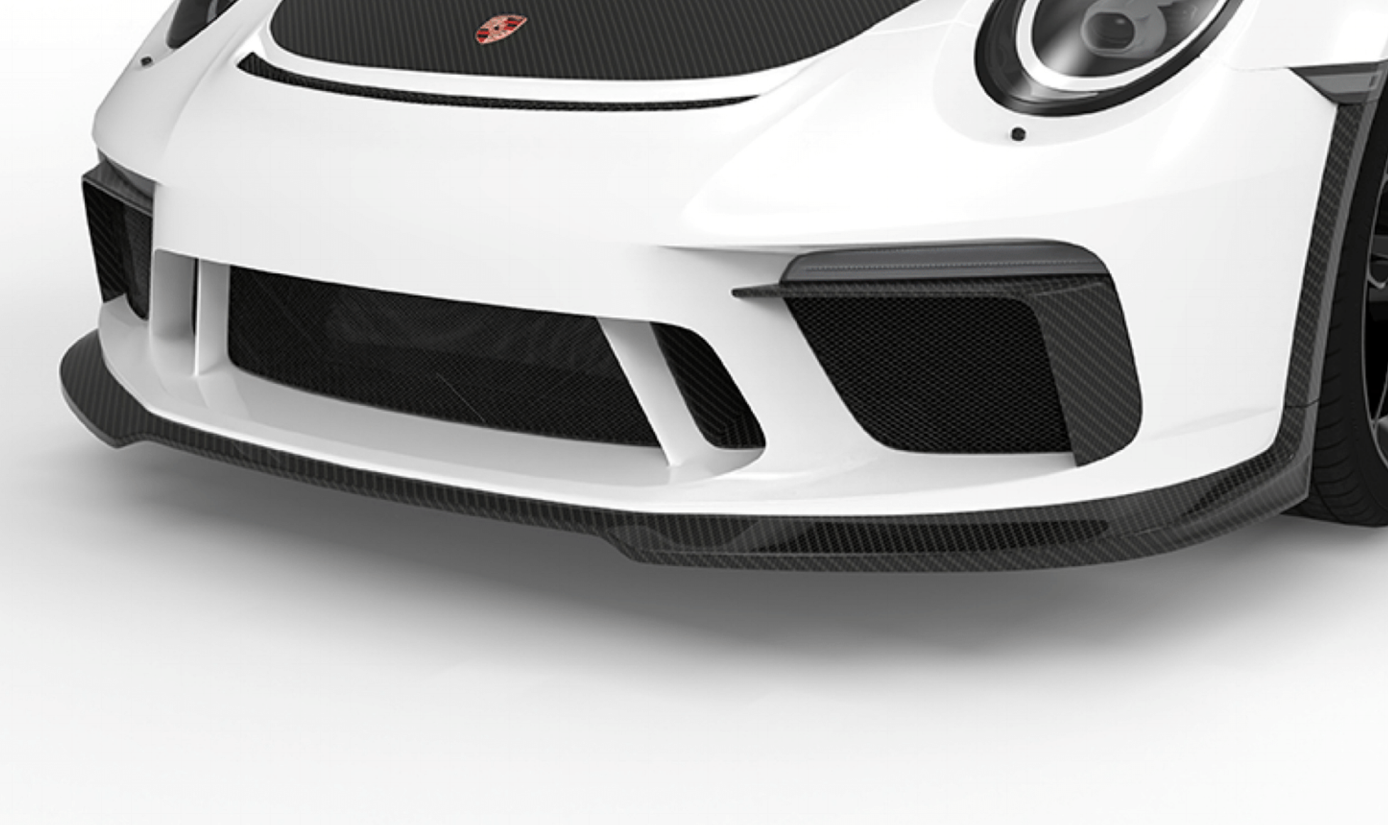 1016 Industries Porsche 991.2 GT3 RS Front Lip (Twill Carbon)