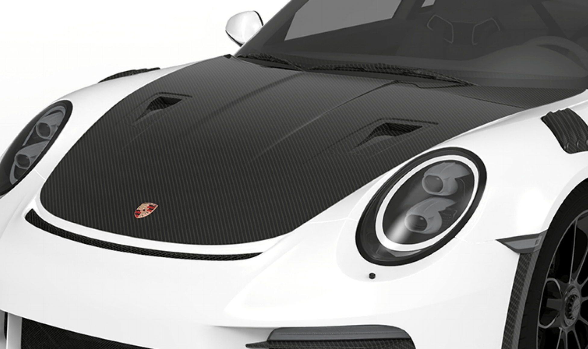 1016 Industries Porsche 991.2 GT3 RS Hood (Twill Carbon)