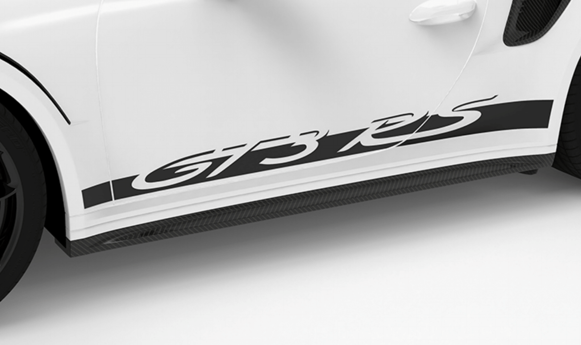 1016 Industries Porsche 991.2 GT3 RS Side Skirts (Twill Carbon)