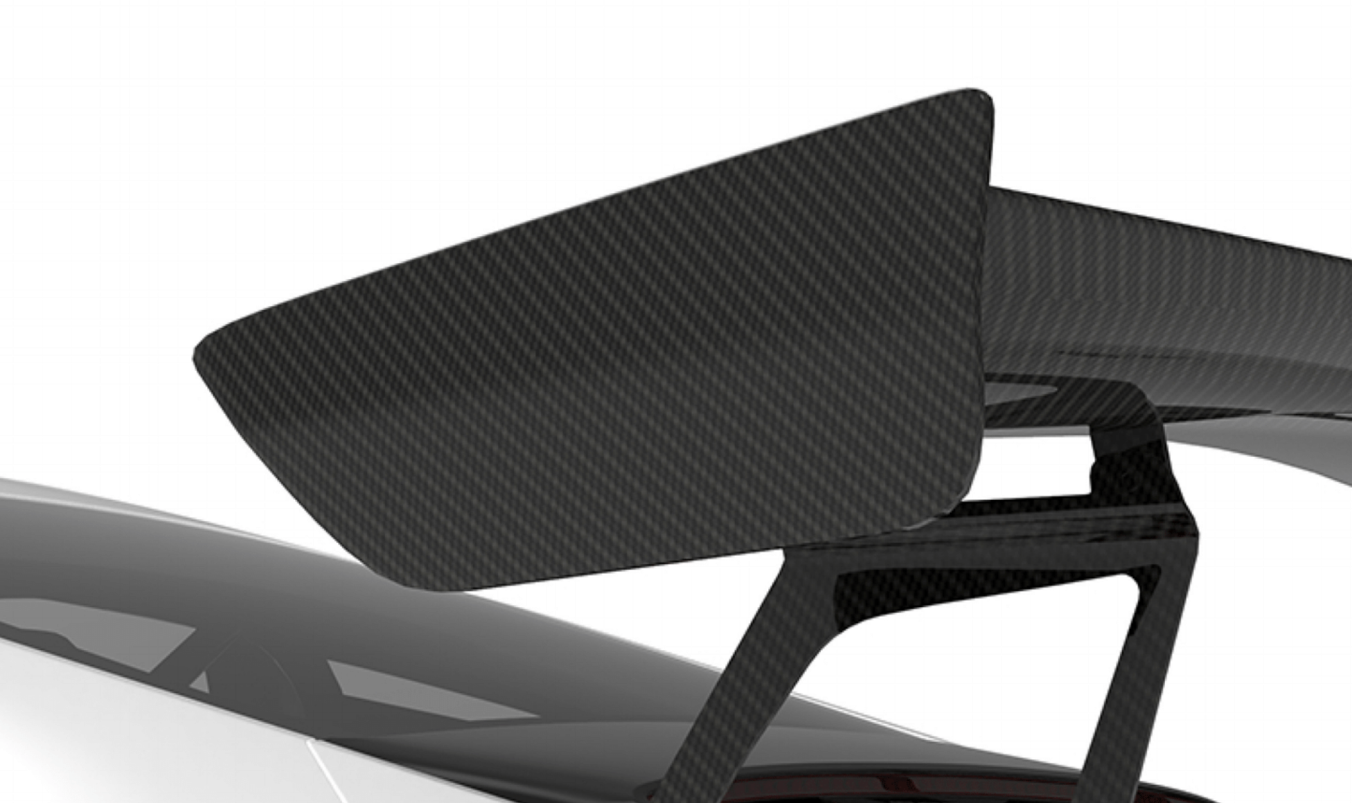 1016 Industries Porsche 991.2 GT3 RS Wing Tips (Twill Carbon)