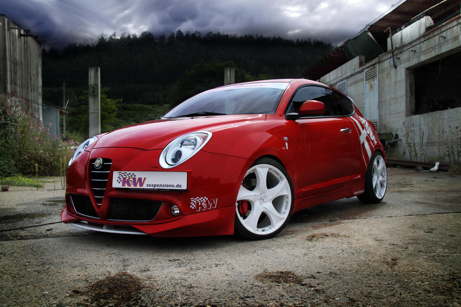 KW Coilover suspension V1 inox (incl. deactivation for electronic dampers) ALFA ROMEO MITO (955_) 08/2008- (10215023)