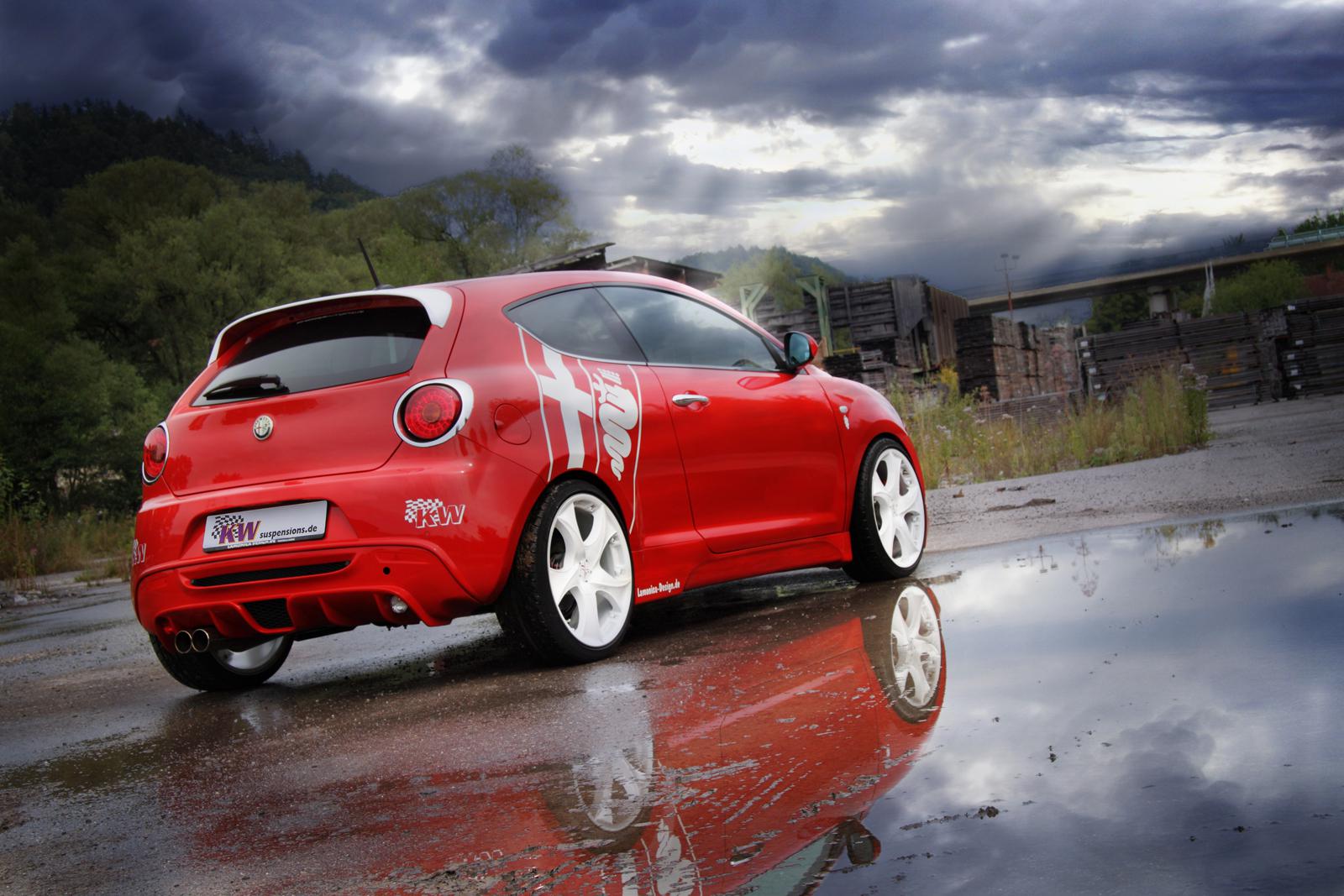 KW Coilover suspension V1 inox (incl. deactivation for electronic dampers) ALFA ROMEO MITO (955_) 08/2008- (10215023)