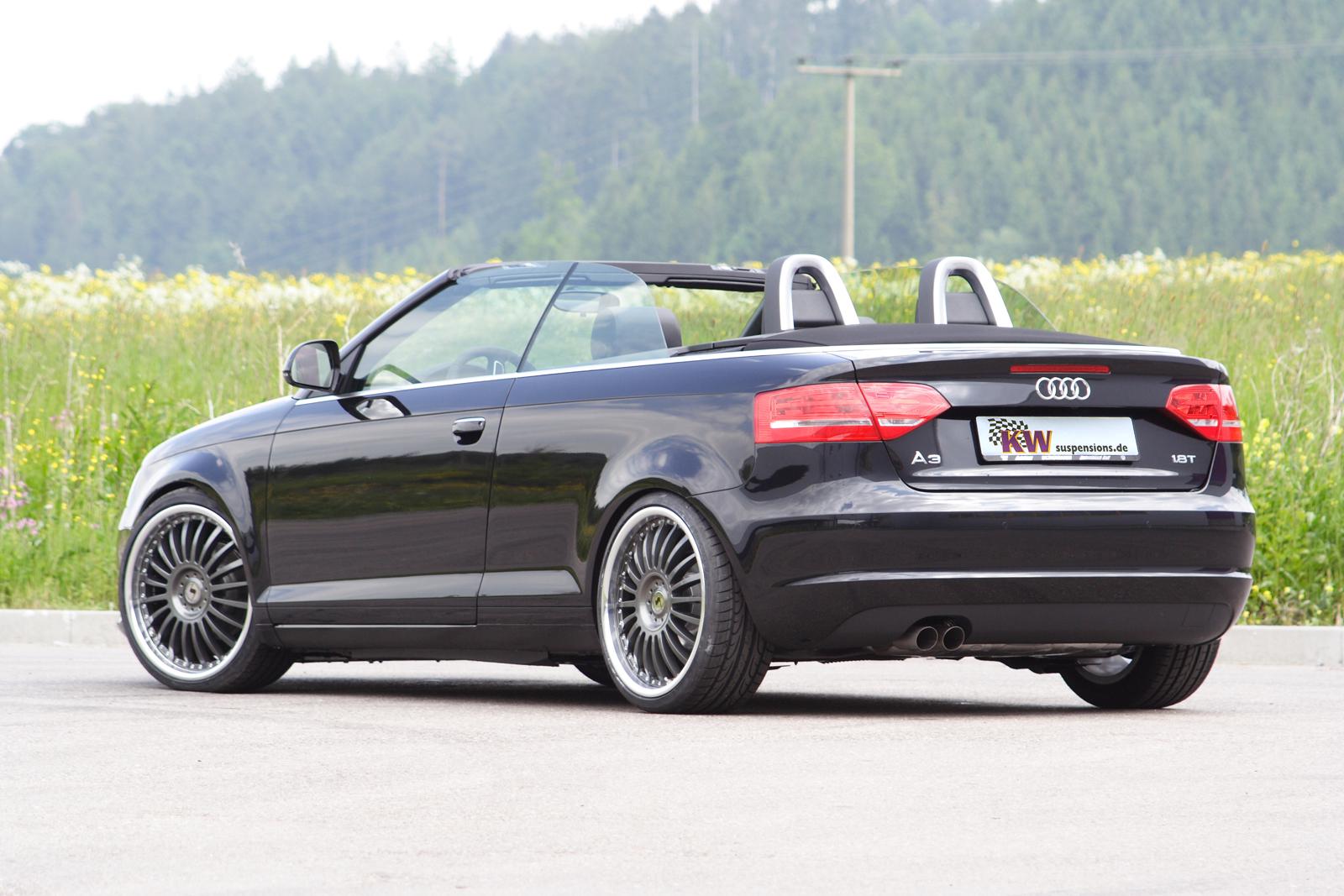KW Coilover suspension V2 inox (incl. deactivation for electronic dampers) AUDI A3 (8P1) 05/2003-12/2013 (15210105)