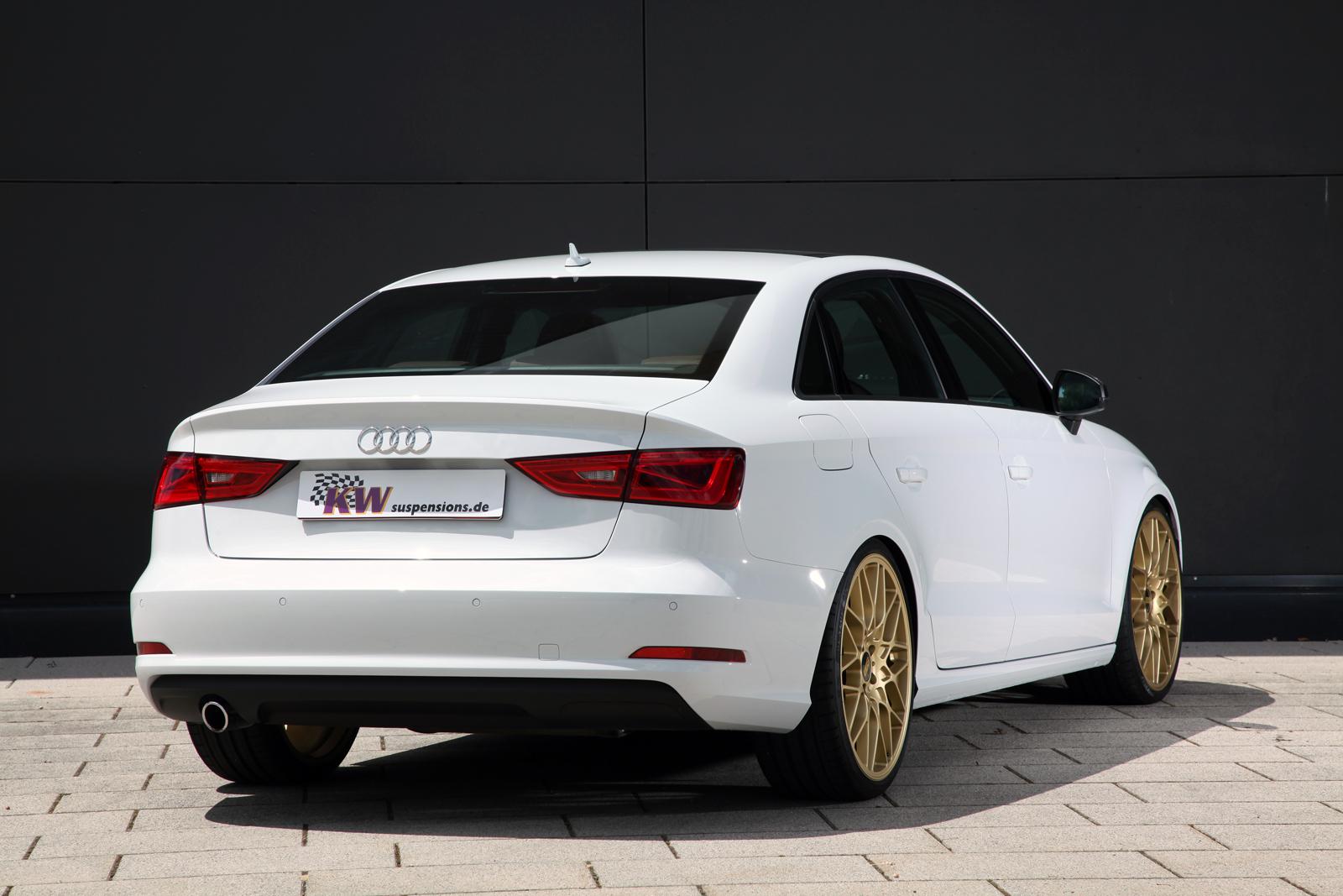 KW Coilover suspension V3 inox (incl. deactivation for electronic dampers) AUDI A3 (8V1, 8VK) 04/2012- (352100BG)