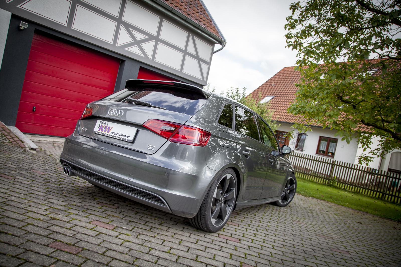 KW Coilover suspension V3 Clubsport incl. fa top mounts AUDI A3 (8V1, 8VK) 04/2012- (3528080H)