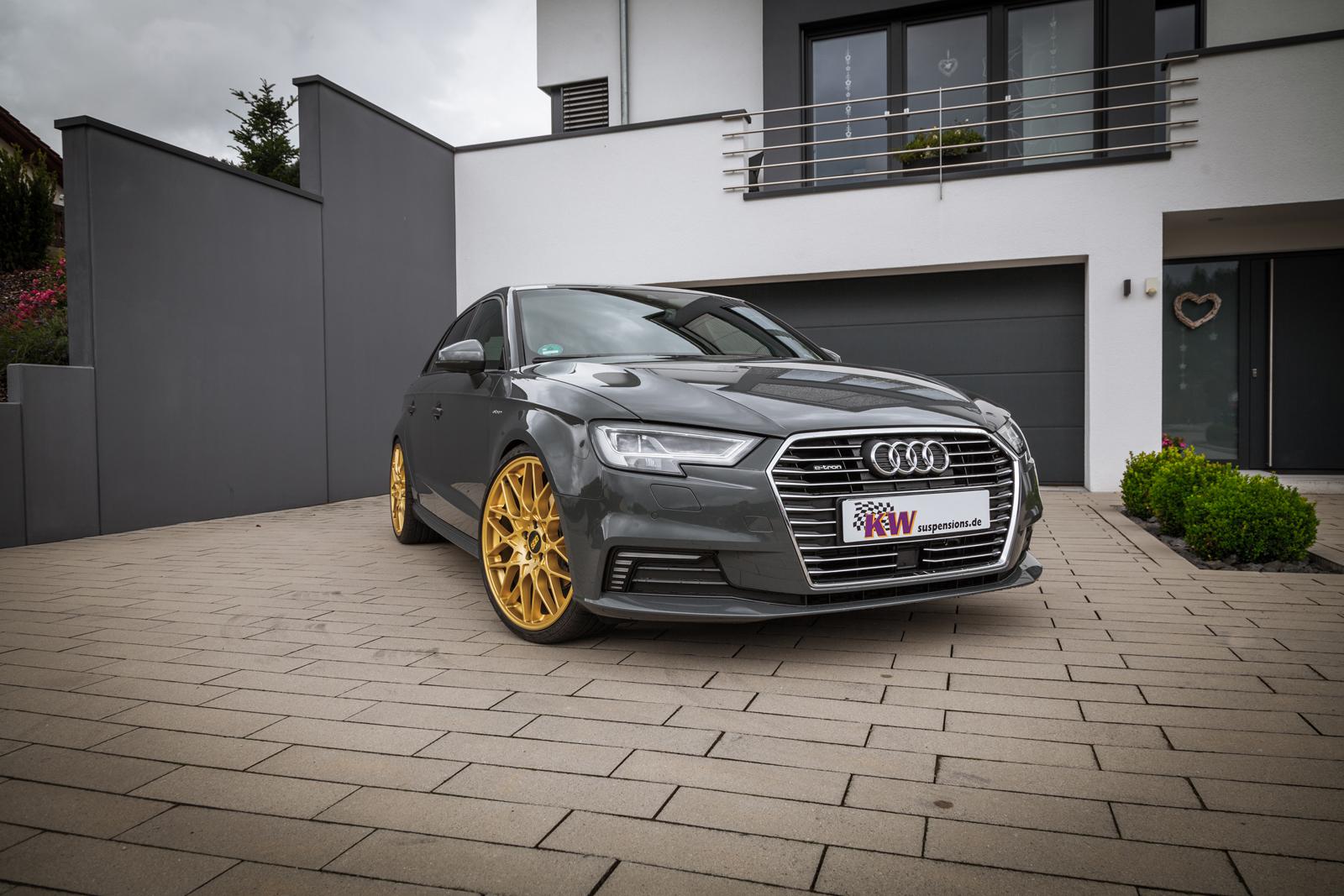 KW Coilover suspension V3 inox AUDI A3 Convertible (8V7, 8VE) 10/2013- (35282016)