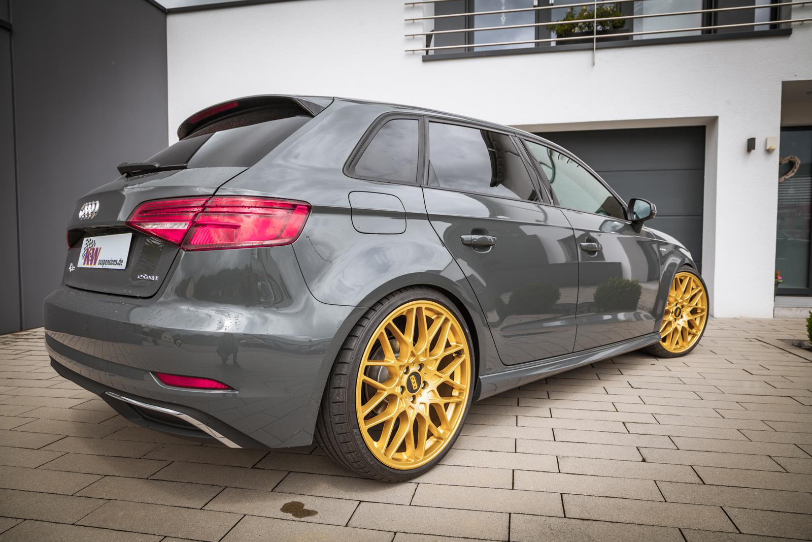 KW Coilover suspension V3 inox AUDI A3 Convertible (8V7, 8VE) 10/2013- (35282017)