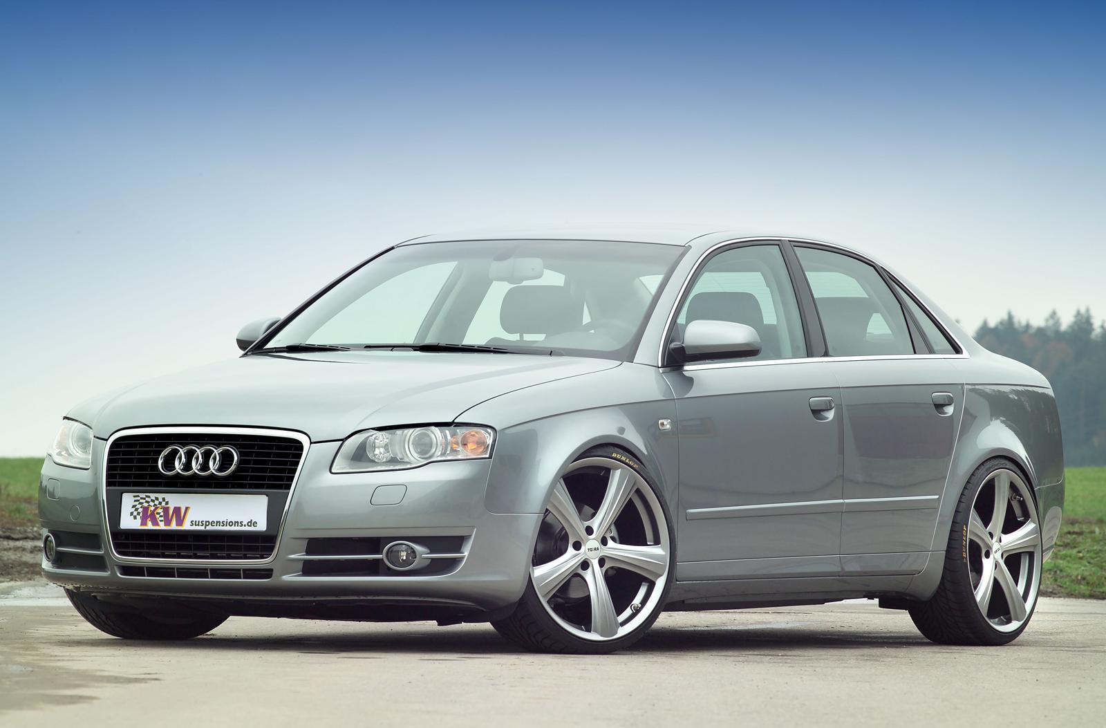 KW Coilover suspension V2 inox AUDI A4 (8EC, B7) 11/2004-06/2008 (15210028)