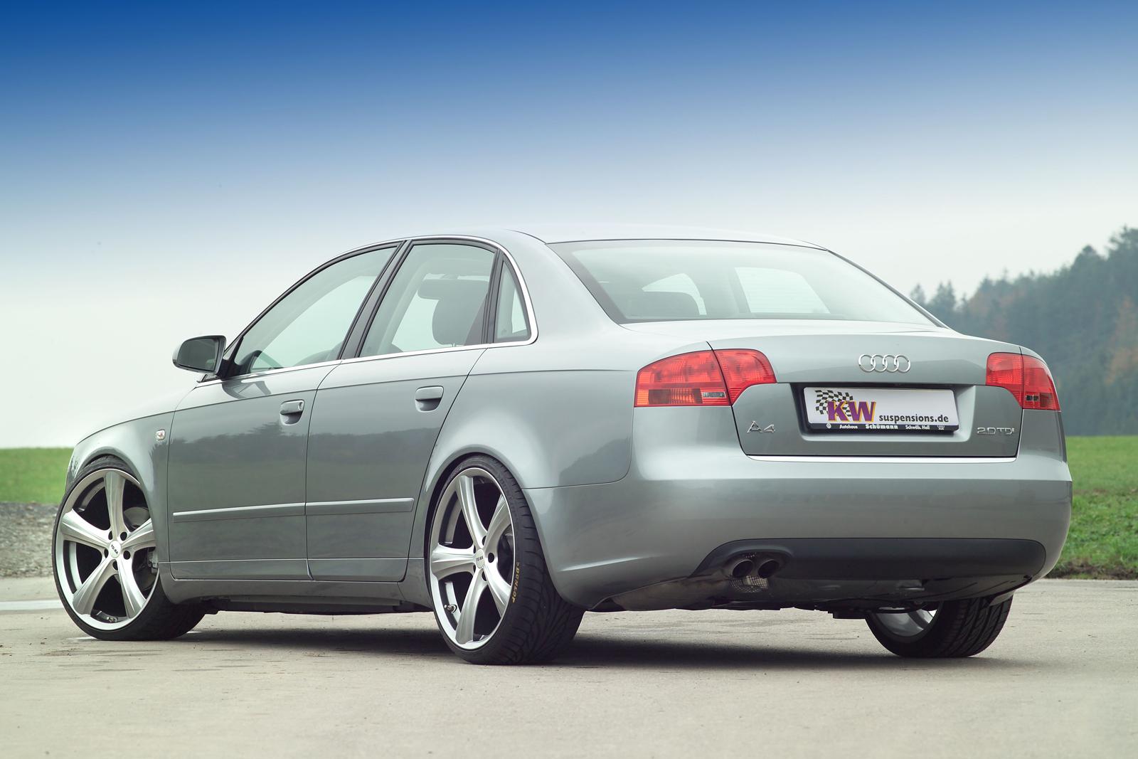 KW Coilover suspension V2 inox AUDI A4 (8EC, B7) 11/2004-06/2008 (15210028)