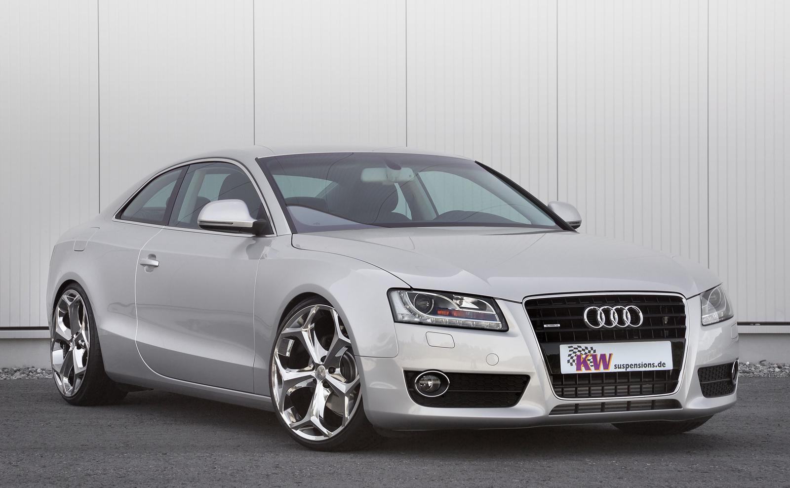 KW Coilover suspension V3 inox (incl. deactivation for electronic dampers) AUDI A5 Sportback (8TA) 07/2007-01/2017