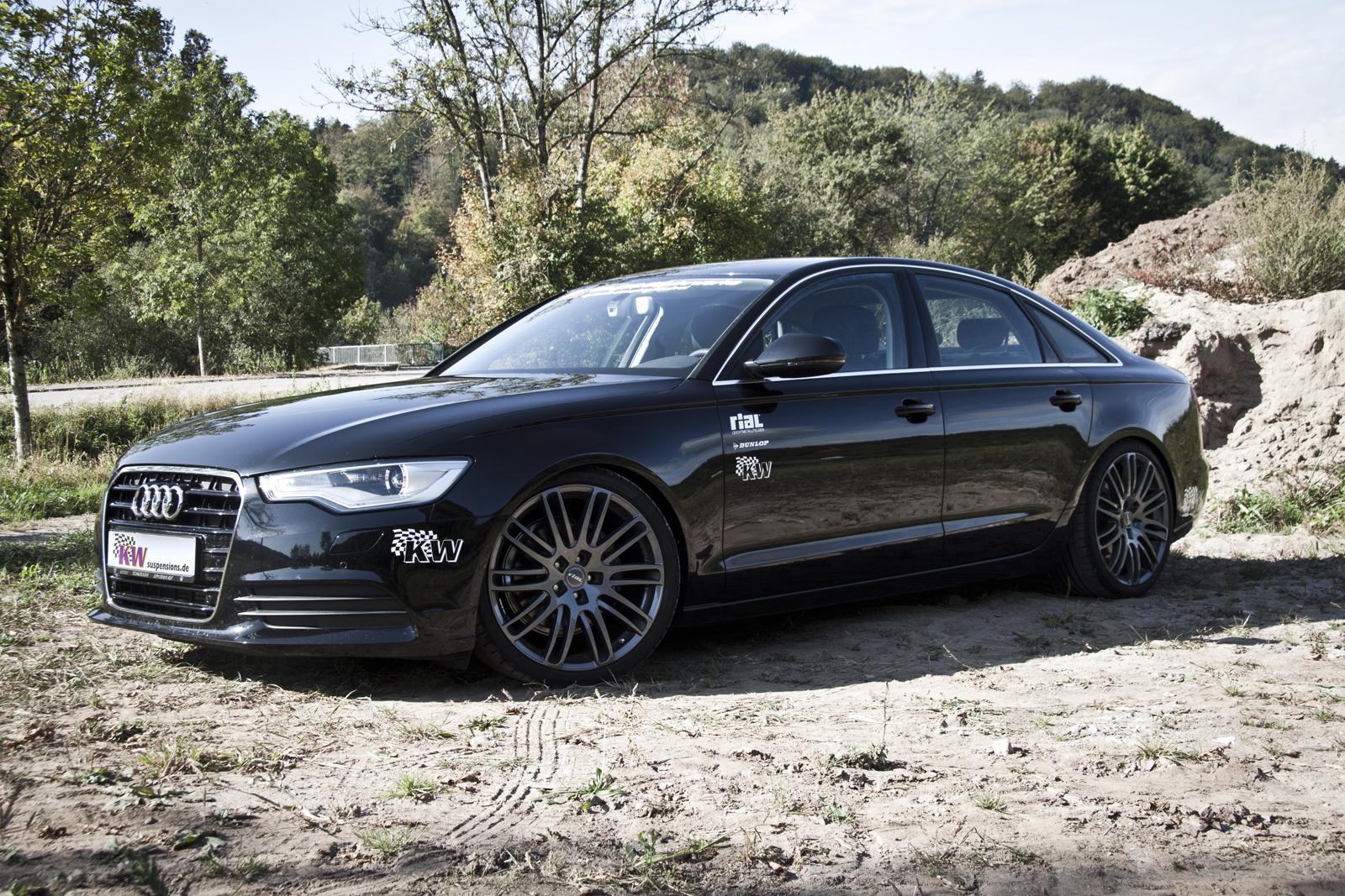 KW Coilover suspension V2 inox AUDI A6 (4G2, 4GC, C7) 11/2010-09/2018 (1521000A)