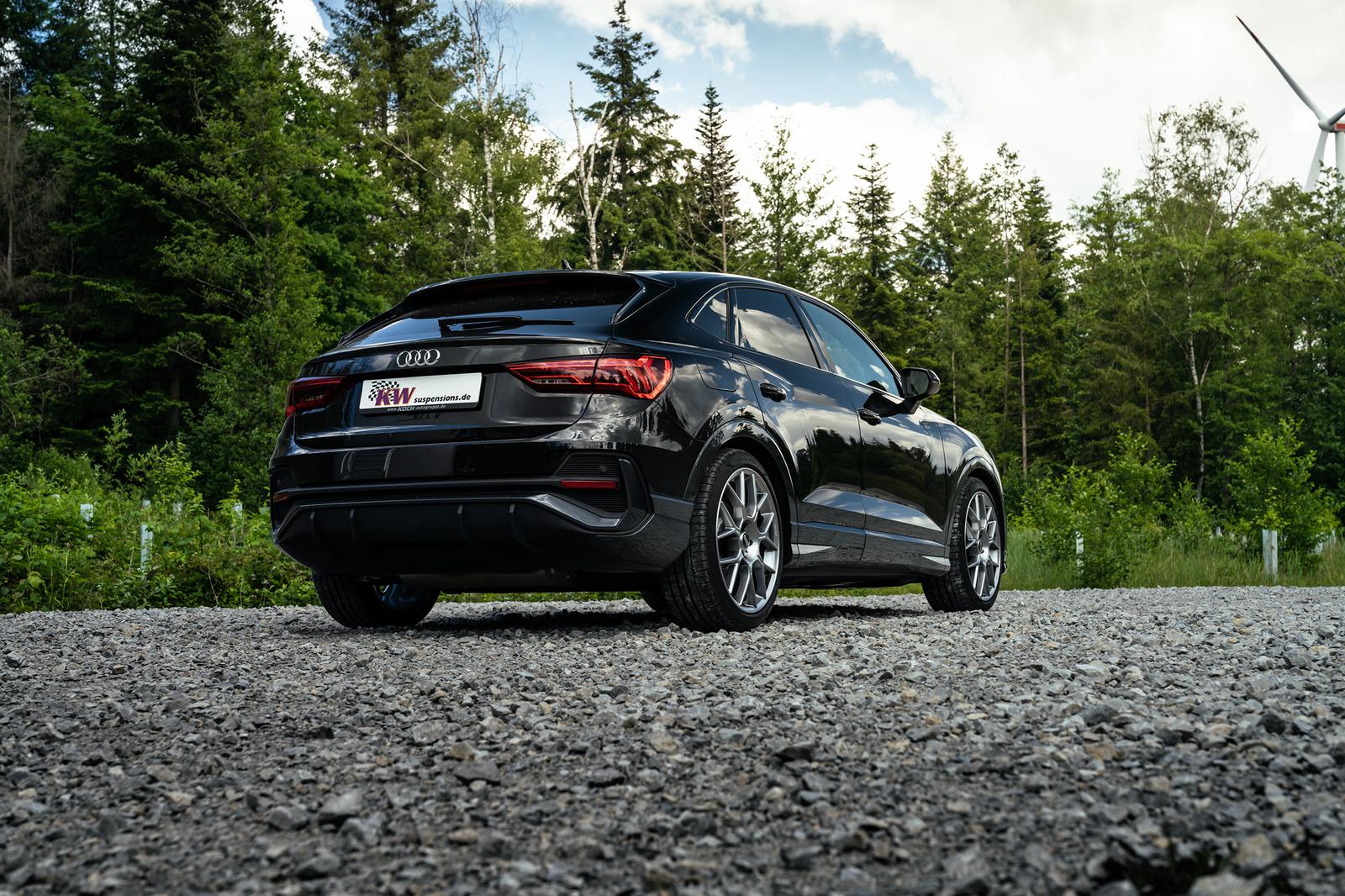 KW Coilover suspension V3 inox (incl. deactivation for electronic dampers) AUDI Q3 (F3B) 07/2018-