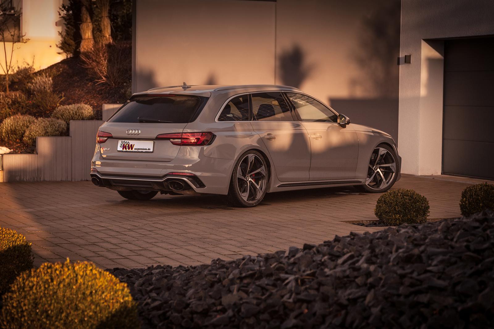 KW Coilover suspension V4 AUDI A4 Avant (8W5, 8WD, B9) 08/2015- (3A7100CF)