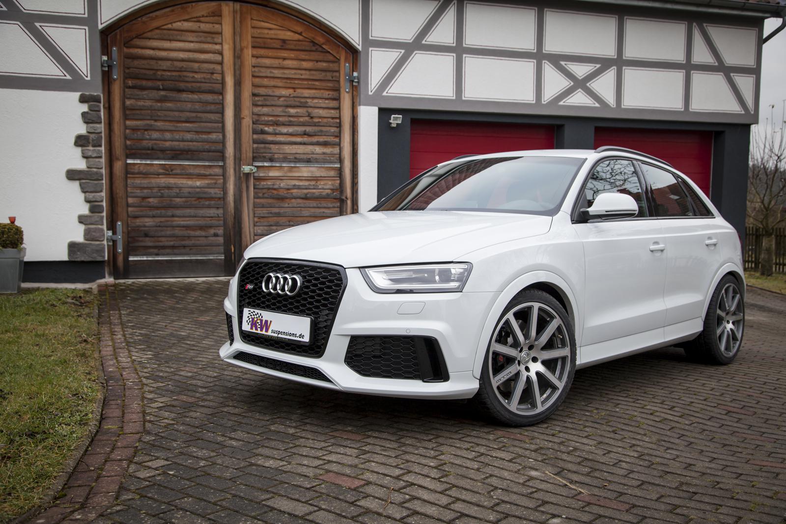 KW Coilover suspension V3 inox (incl. deactivation for electronic dampers) AUDI Q3 (8UB, 8UG) 06/2011-10/2018