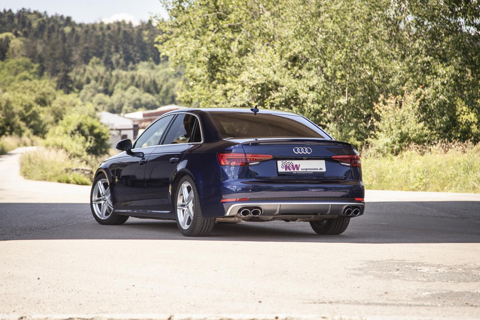 KW Coilover suspension V3 inox AUDI A4 (8W2, 8WC, B9) 05/2015- (352100BM)