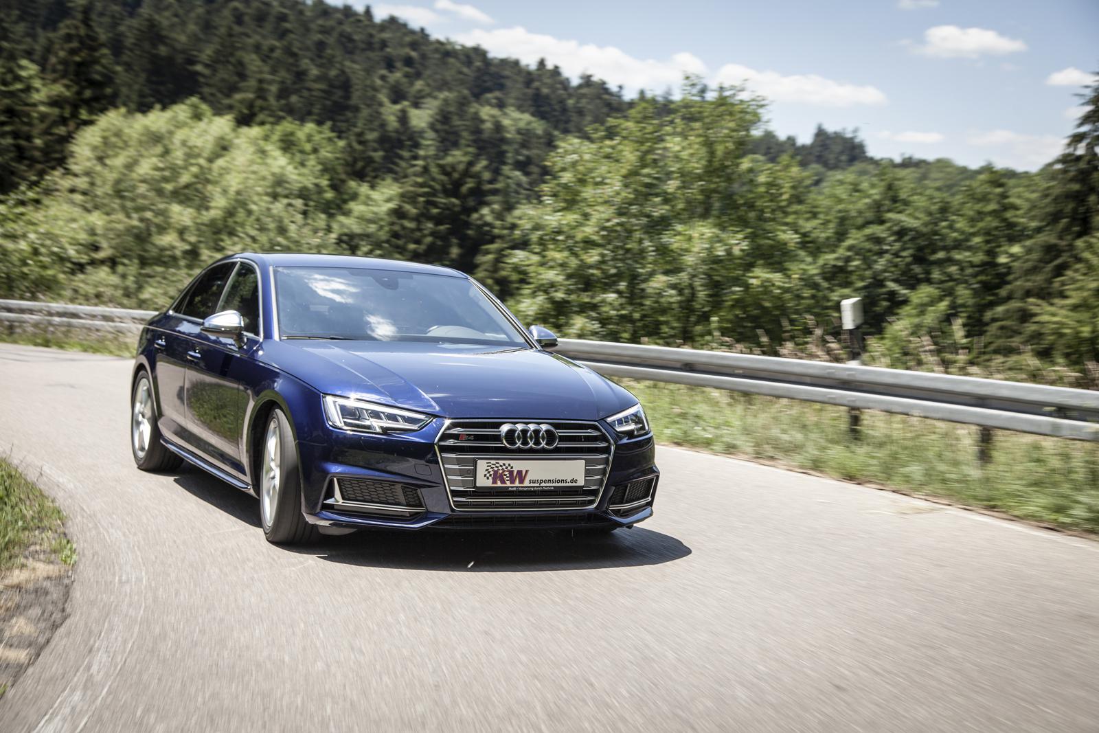 KW Coilover suspension V3 inox AUDI A4 (8W2, 8WC, B9) 05/2015- (352100BH)