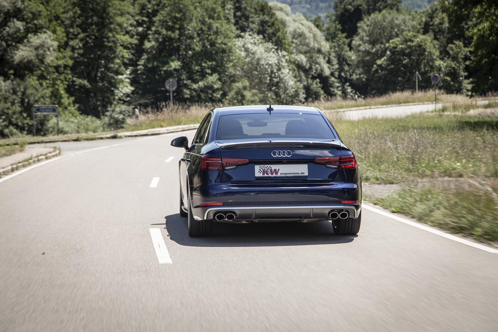 KW Coilover suspension V3 inox AUDI A4 (8W2, 8WC, B9) 05/2015- (352100BM)