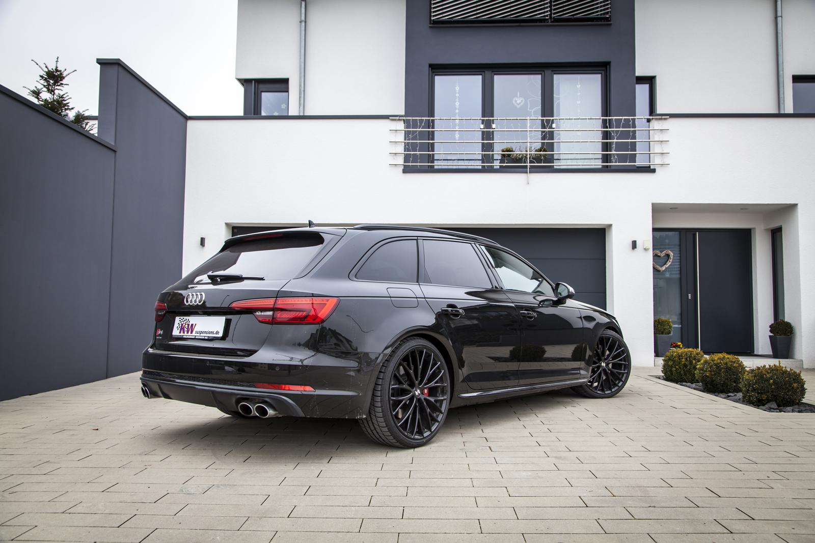 KW Coilover suspension V3 inox AUDI A4 Avant (8W5, 8WD, B9) 08/2015- (352100BT)