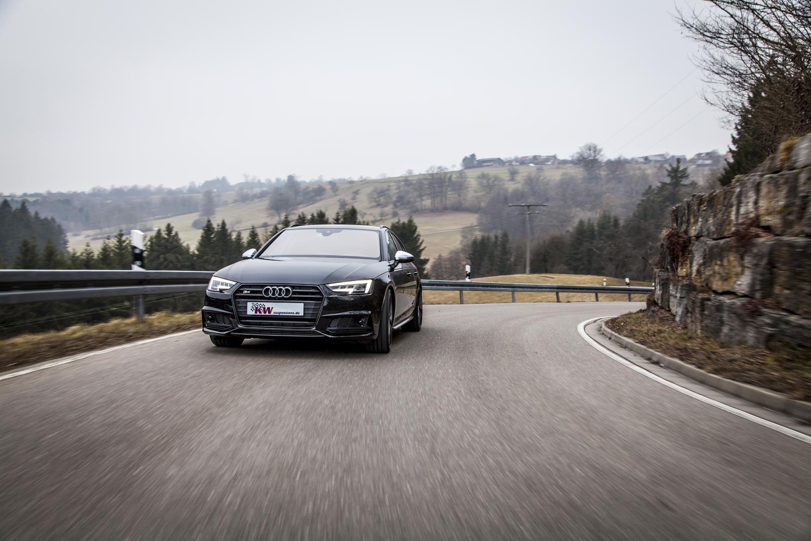 KW Coilover suspension V3 inox AUDI A4 Avant (8W5, 8WD, B9) 08/2015- (352100BT)