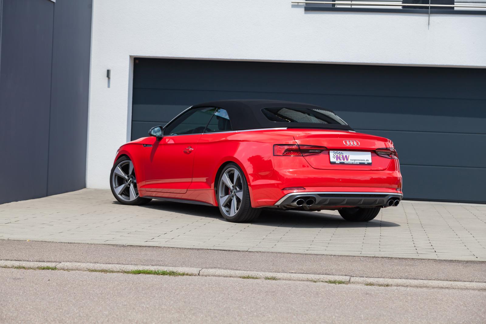 KW Coilover suspension V3 inox AUDI A5 Convertible (F57, F5E) 11/2016- (352100CR)