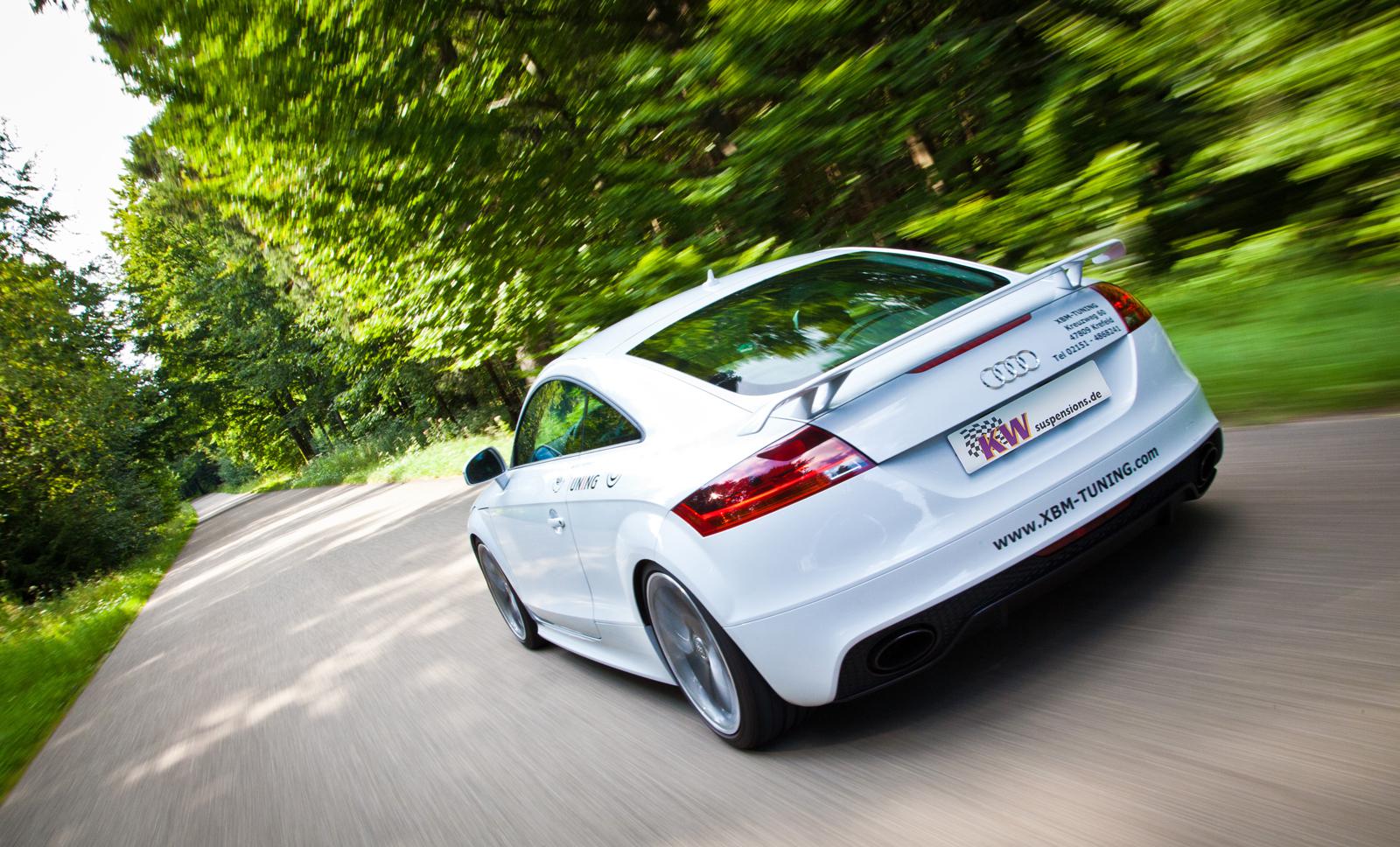 KW Coilover suspension V1 inox (incl. deactivation for electronic dampers) AUDI TT (8J3) 07/2006-01/2015 (10281036)