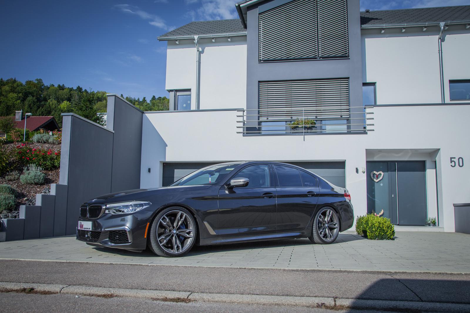 KW Coilover suspension V3 inox (incl. deactivation for electronic dampers) BMW 5 (G30, F90) 09/2016- (352200BZ)