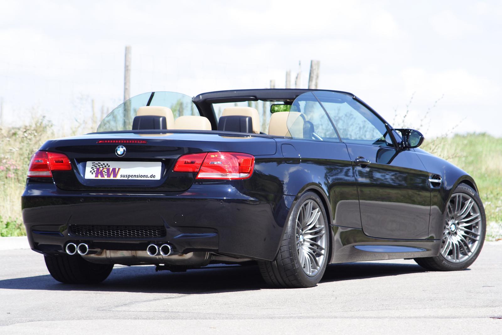 KW Coilover suspension V3 inox (incl. deactivation for electronic dampers) BMW 3 Cabriolet (E93) 05/2006-12/2013