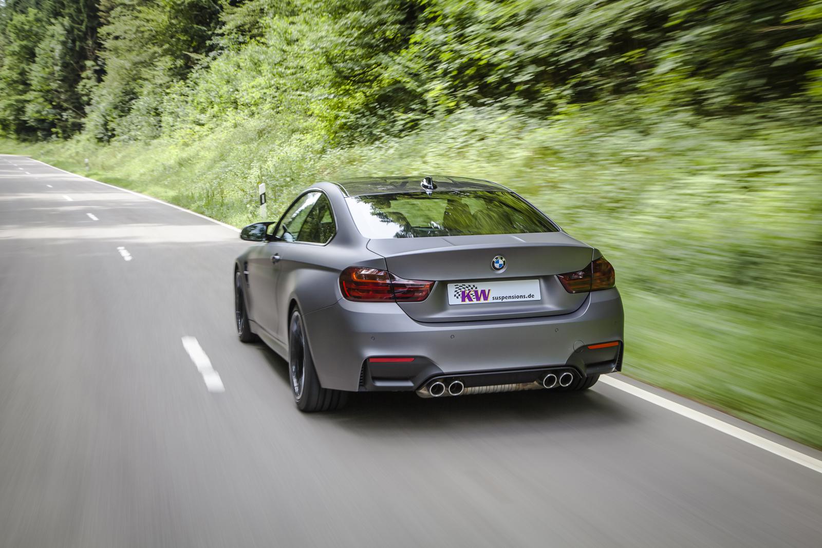 KW Coilover suspension V4 incl. top mounts (incl. deactivation for electronic dampers) BMW 3 (F30, F80) 03/2011-10/2018 (3A7200AP)