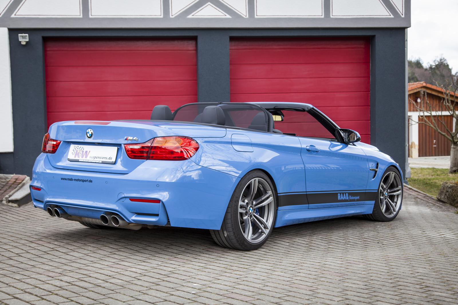 KW Coilover suspension V3 inox (incl. deactivation for electronic dampers) BMW 4 Convertible (F33, F83) 10/2013- (352200AW)