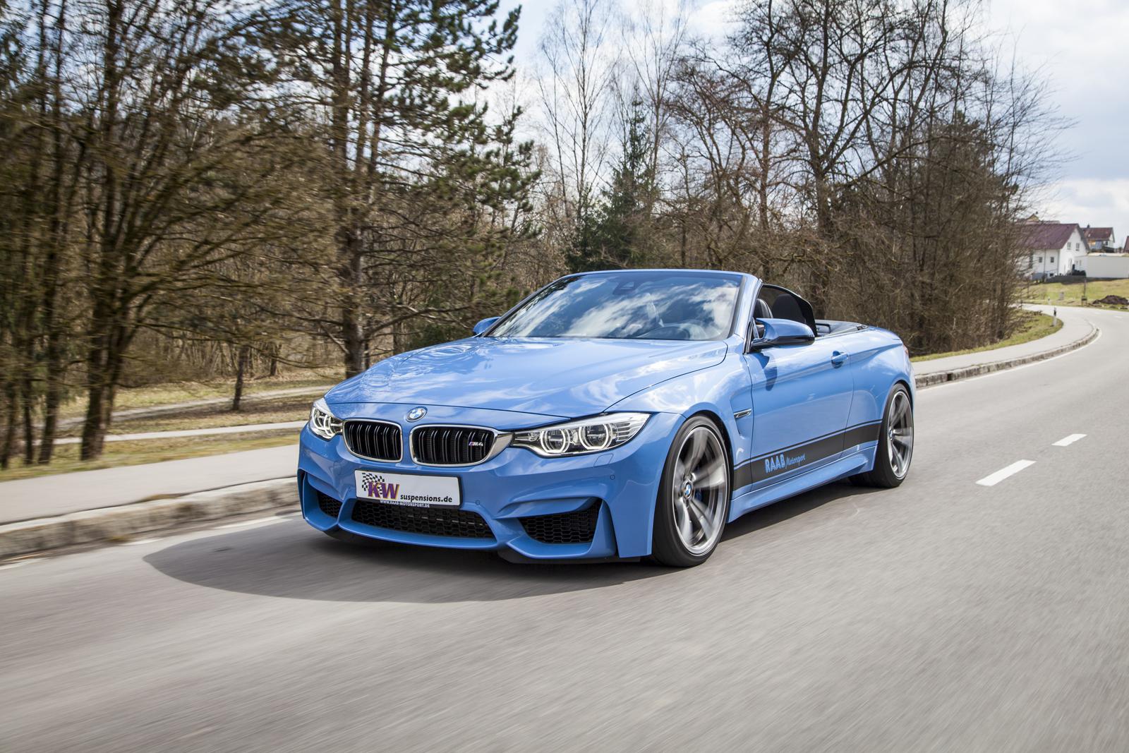 KW Coilover suspension V3 inox (incl. deactivation for electronic dampers) BMW 4 Convertible (F33, F83) 10/2013- (352200AW)