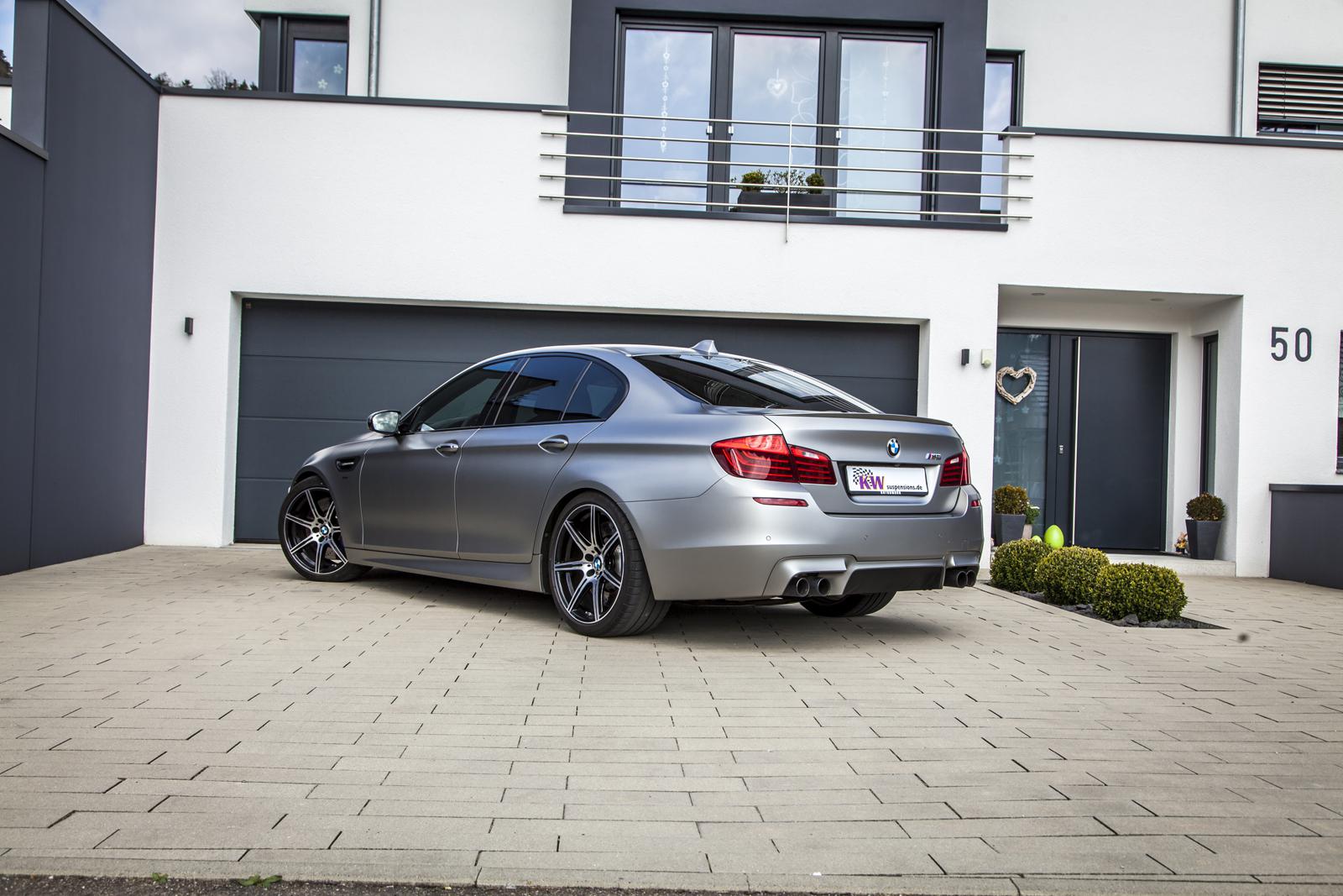 KW Coilover suspension V4 incl. top mounts (incl. deactivation for electronic dampers) BMW 5 (F10) 01/2009-10/2016