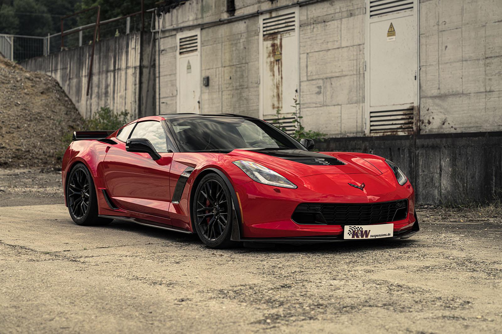 KW Coilover suspension V3 inox (incl. deactivation for electronic dampers) CHEVROLET CORVETTE (C7) 09/2013-