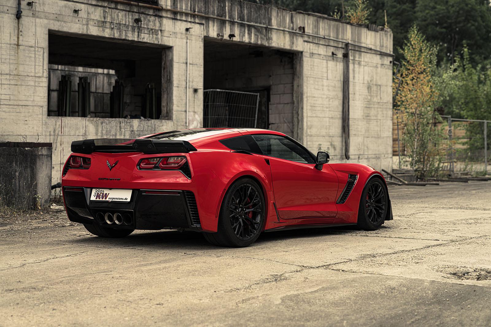 KW Coilover suspension V3 inox (incl. deactivation for electronic dampers) CHEVROLET CORVETTE (C7) 09/2013-