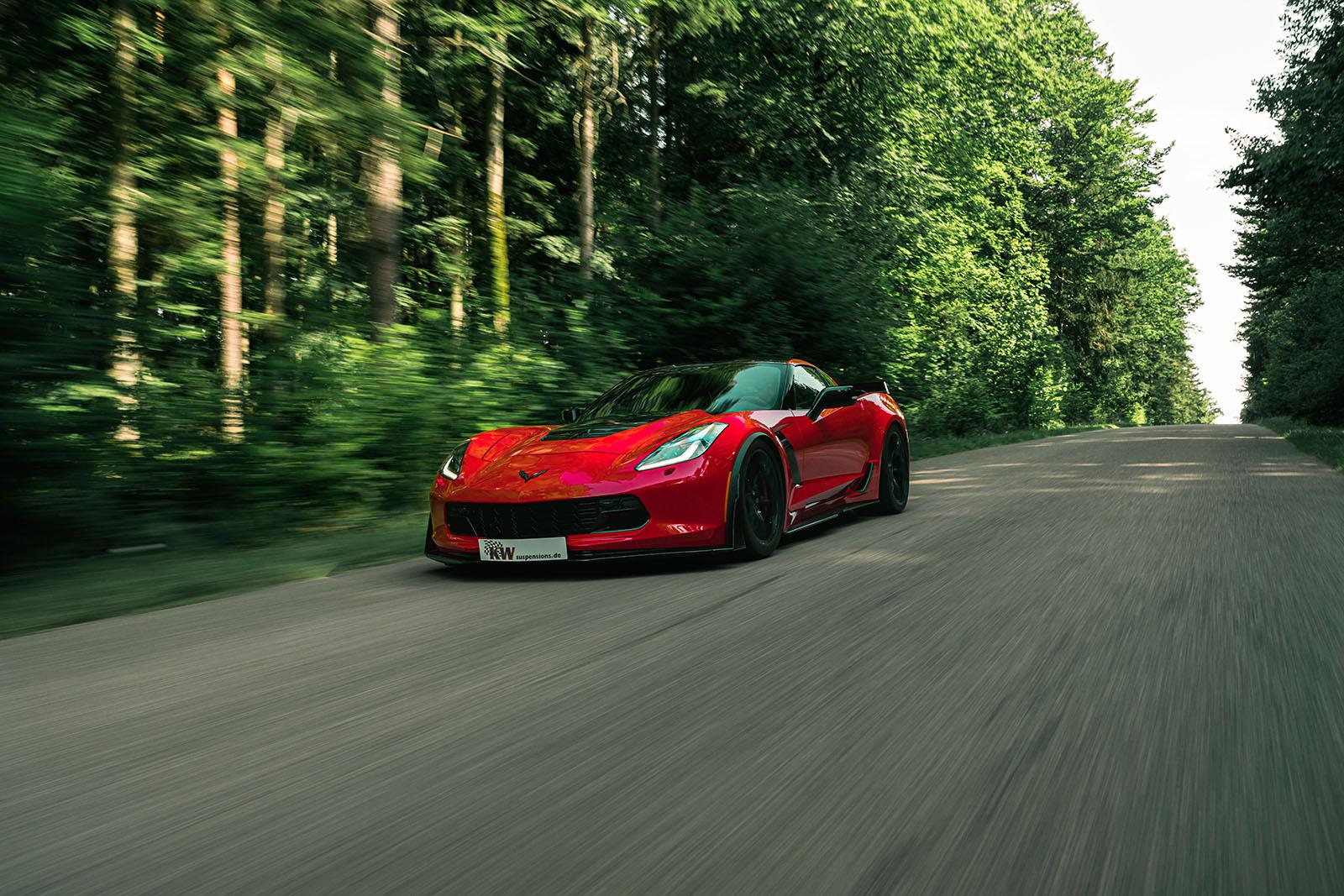 KW Coilover suspension V3 inox (incl. deactivation for electronic dampers) CHEVROLET CORVETTE (C7) 09/2013-