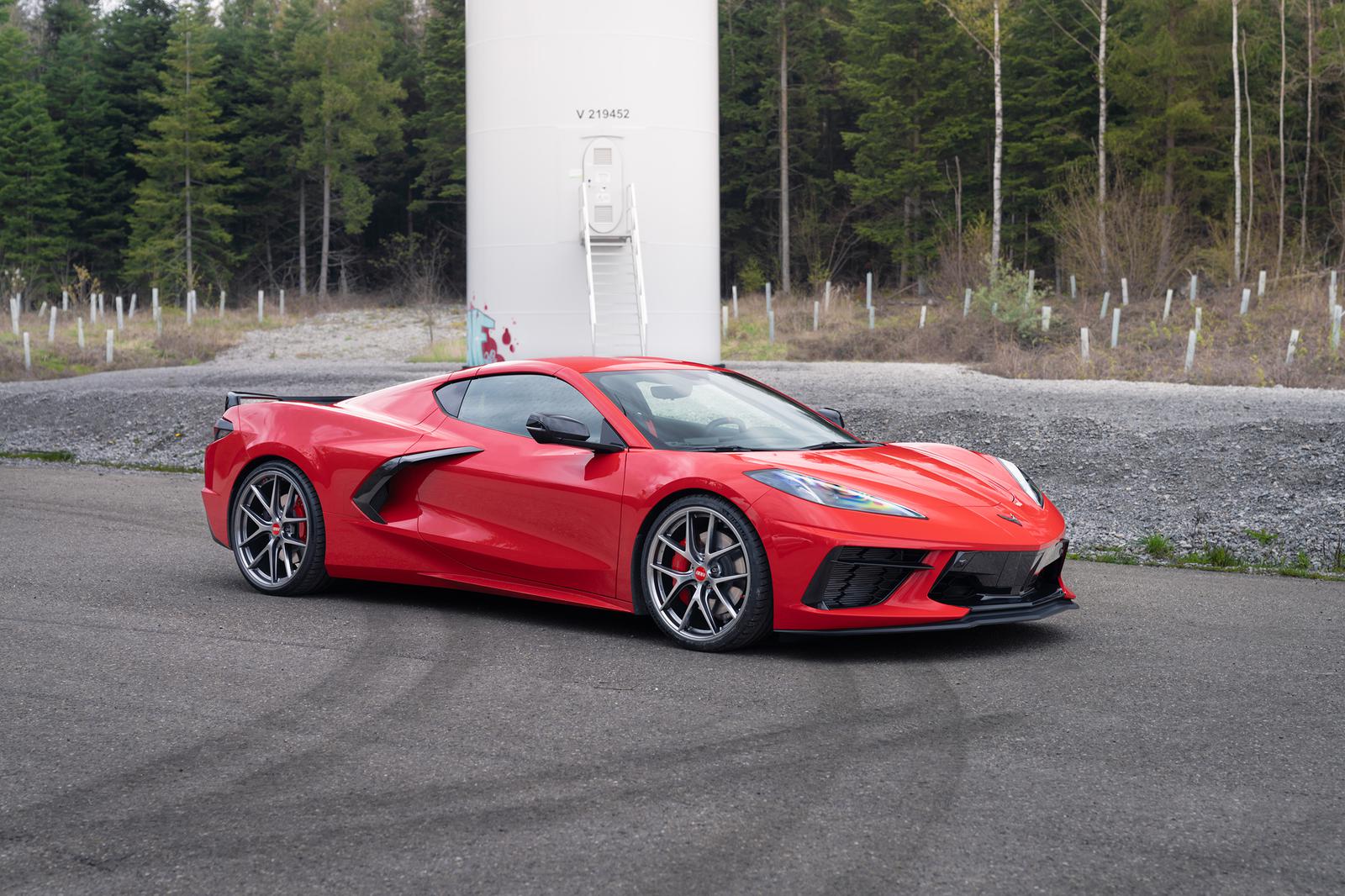 KW Coilover suspension V3 inox for Chevrolet Corvette (C8) 07/2019-