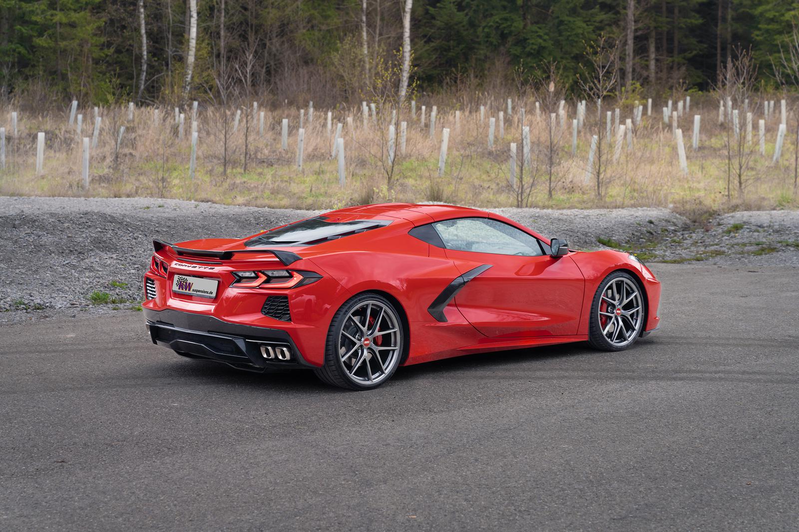 KW Coilover suspension V3 inox for Chevrolet Corvette (C8) 07/2019-