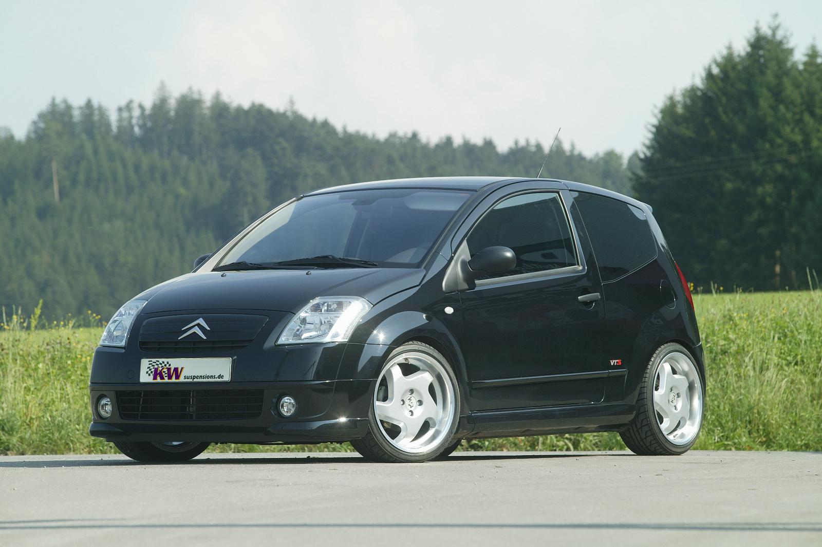 KW Coilover suspension V2 inox CITROEN C2 (JM_) 07/2003-09/2017